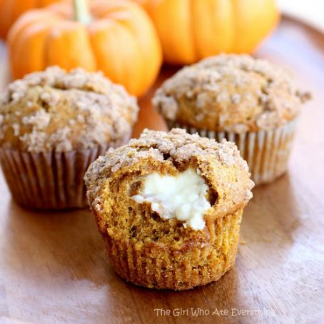 Pumpkin Cream Cheese Muffins
